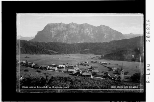 Bizau gegen Kanisfluh im Bregenzerwald