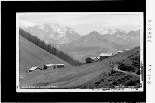Hotel Faschina mit Rote Wand
