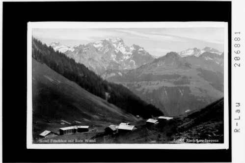 Hotel Faschina mit Rote Wand