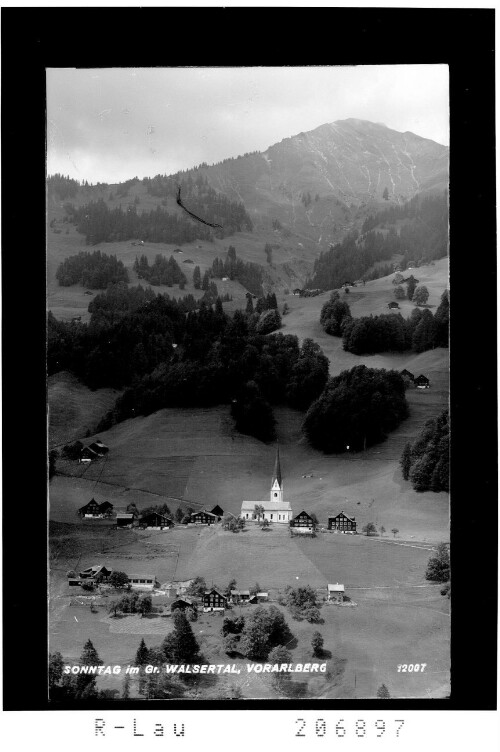 Sonntag im Grossen Walsertal / Vorarlberg