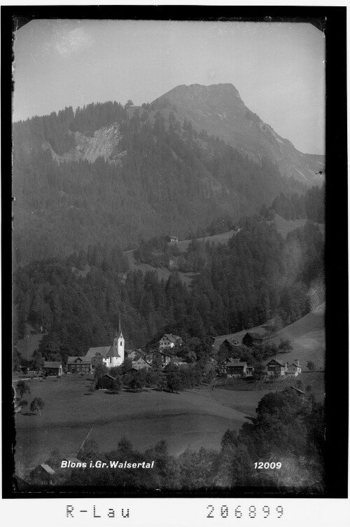 Blons im Grossen Walsertal