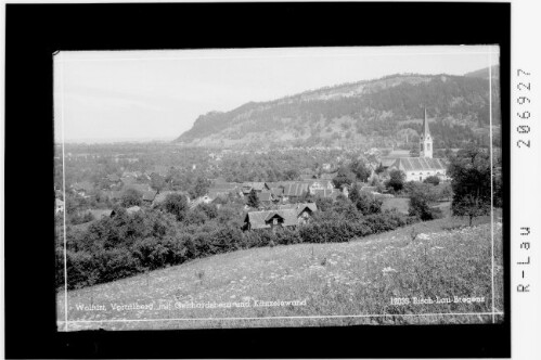 Wolfurt / Vorarlberg mit Gebhardsberg und Kanzelwand