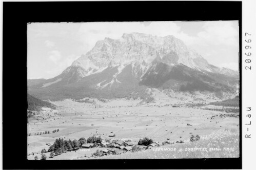 Leermoos gegen Zugspitze 2965 m