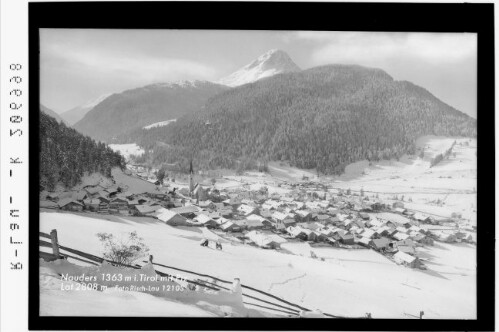 Nauders 1363 m in Tirol mit Piz Lat 2808 m