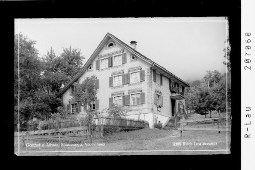 Gasthof zum Löwen / Blumenegg / Vorarlberg
