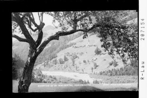 Sonntag im Grossen Walsertal / Vorarlberg