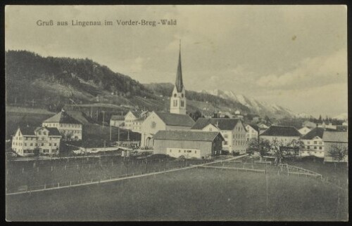 Gruß aus Lingenau im Vorder-Breg-Wald