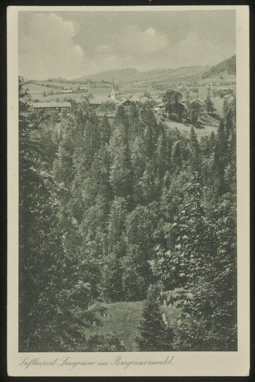 Luftkurort Lingenau im Bregenzerwald