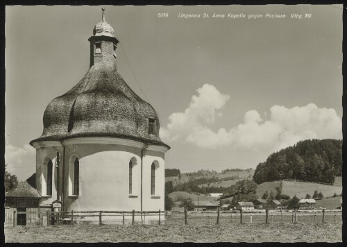 Lingenau St. Anna Kapelle gegen Pochern Vlbg.