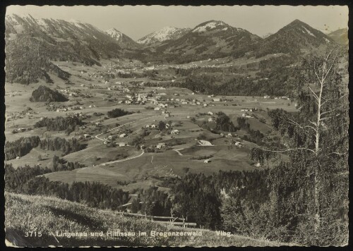 Lingenau und Hittissau im Bregenzerwald Vlbg.