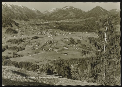 Lingenau und Hittissau im Bregenzerwald Vlbg.