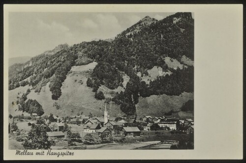 Mellau mit Hangspitze