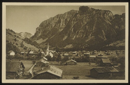 [Mellau] : [Mellau mit Kanisfluh (2047 m) (Breg. Wald, Vorarlberg) ...]