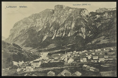 Luftkurort Mellau : Canisfluh (2042 m) : [Correspondenz-Karte ...]