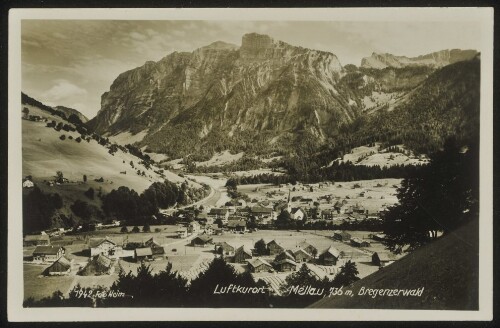 Luftkurort Mellau, 736 m, Bregenzerwald