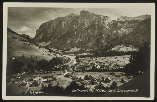 Luftkurort Mellau, 736 m, Bregenzerwald