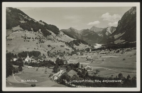 Luftkurort Mellau, 736 m, Bregenzerwald