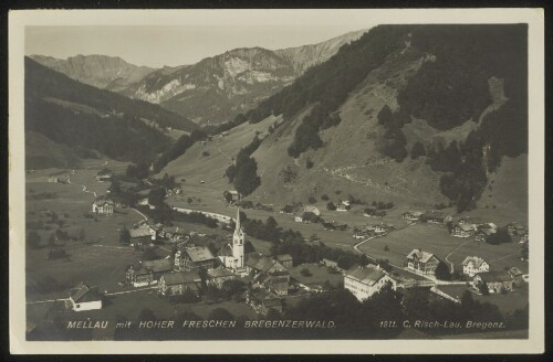 Mellau mit Hoher Freschen Bregenzerwald