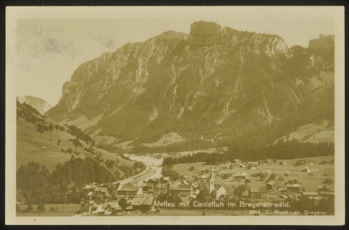 Mellau mit Canisfluh im Bregenzerwald