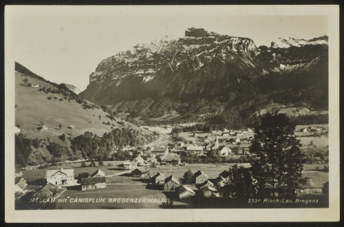 Mellau mit Canisfluh, Bregenzerwald