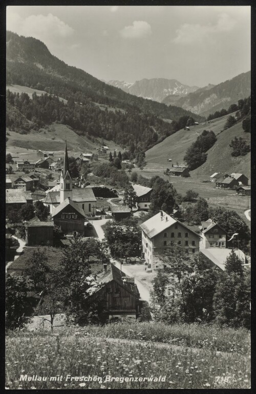 Mellau mit Freschen Bregenzerwald