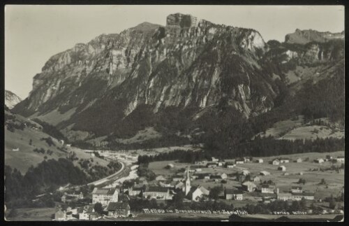 Mellau im Bregenzerwald mit Kanisfluh