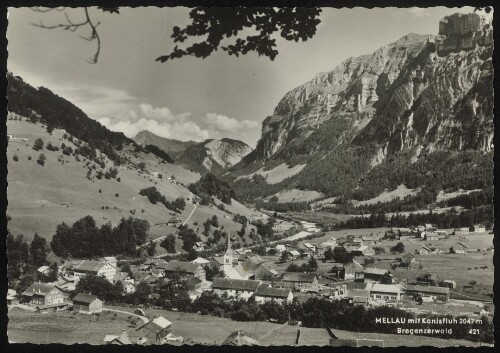 Mellau mit Kanisfluh 2047 m Bregenzerwald