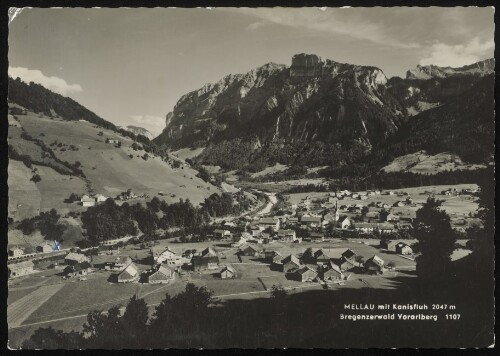 Mellau mit Kanisfluh 2047 m Bregenzerwald Vorarlberg