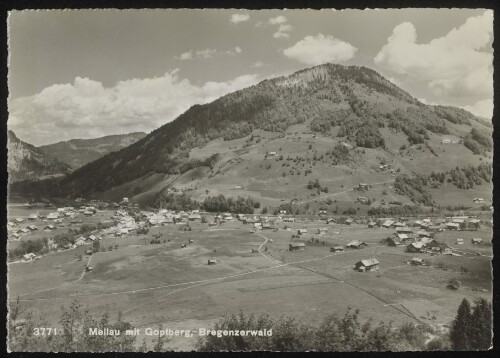 Mellau mit Gopfberg, Bregenzerwald