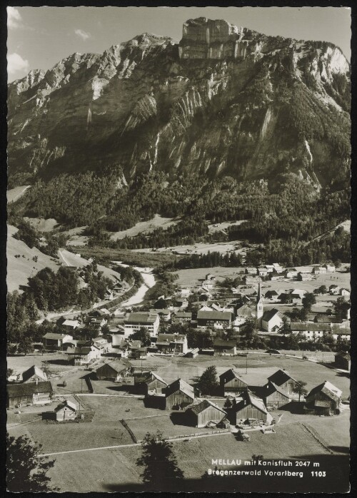 Mellau mit Kanisfluh 2047 m Bregenzerwald Vorarlberg