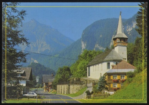 [Reuthe] : [Reuthe, 700 m - Bregenzerwald Kirche St. Jakobus älteste Kirche des Hinter-Bregenzerwaldes ...]