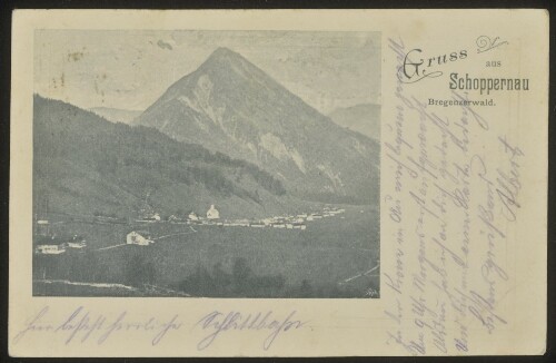 Gruss aus Schoppernau Bregenzerwald : [Correspondenz-Karte ...]