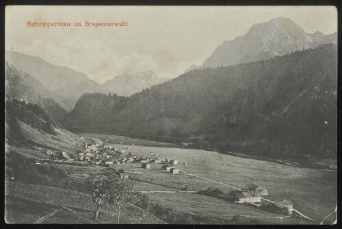 Schoppernau im Bregenzerwald : [Postkarte ...]