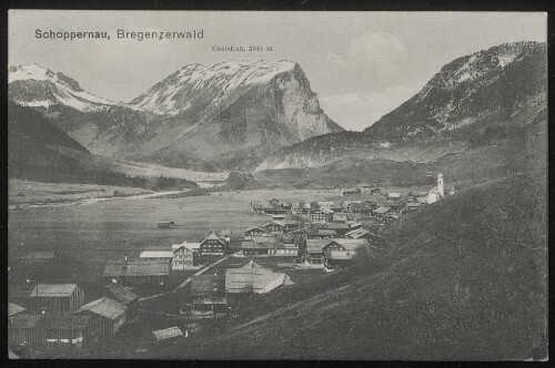 Schoppernau, Bregenzerwald : Canisfluh, 2041 m