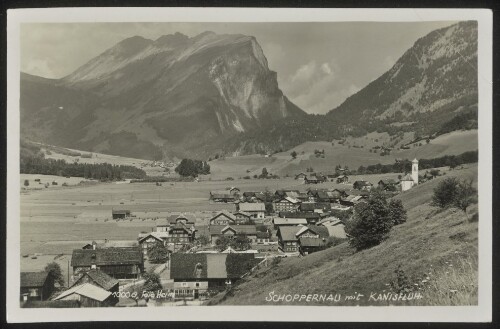 Schoppernau mit Kanisfluh