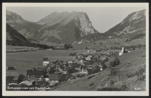 Schoppernau mit Canisfluh