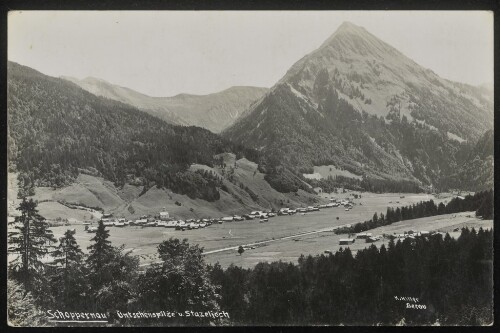 Schoppernau Üntschenspitze u. Stazeljoch