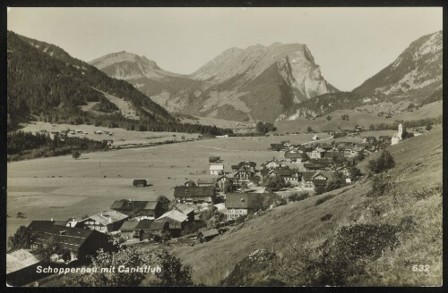 Schoppernau mit Canisfluh