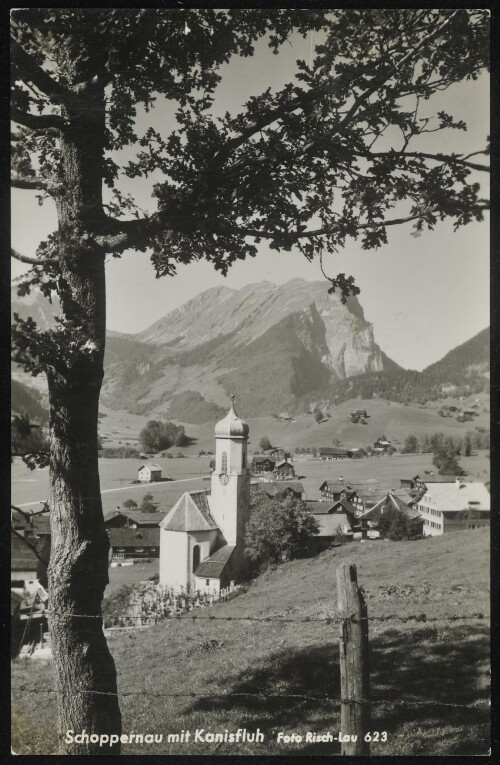 Schoppernau mit Kanisfluh