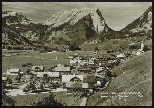 Schoppernau mit Kanisfluh 2047 m Bregenzerwald Vorarlberg