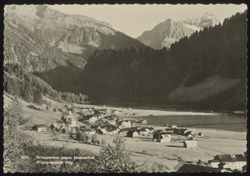 Schoppernau gegen Mohnenfluh Bregenzerwald Vlbg.