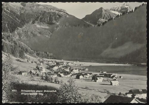 Schoppernau gegen Mohnenfluh Bregenzerwald Vlbg.