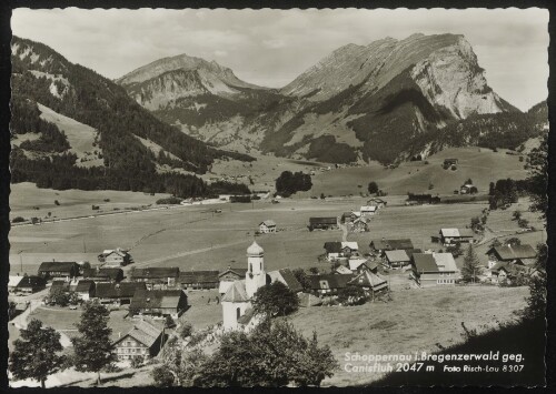 Schoppernau i. Bregenzerwald geg. Canisfluh 2047 m