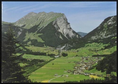 [Schoppernau] : [Schoppernau und Au im Bregenzerwald gegen Kanisfluh, 2047 m Vorarlberg, Österreich ...]