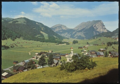 [Schoppernau] : [Schoppernau i. Breg.-Wald mit Kanisfluh 2047 m ...]