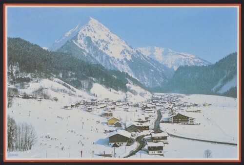 [Schoppernau] : [Schoppernau, 852 m mit Üntschenspitze, 2135 m Bregenzerwald - Vorarlberg ...]