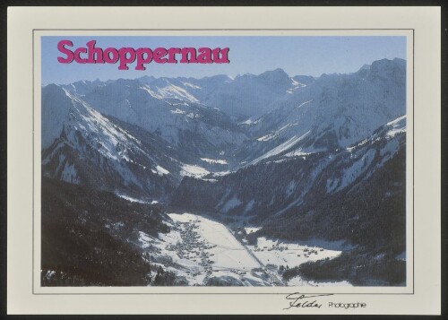 Schoppernau : [Schoppernau, 852 m Bregenzerwald, Österreich Auskunft: Verkehrsamt Schoppernau A-6886 Schoppernau Tel. 0 55 15/24 95 ...]