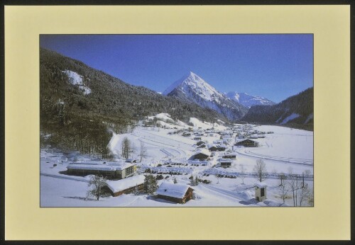 [Schoppernau] : [Schoppernau im Bregenzerwald mit Üntschenspitze (2135 m) Vorarlberg/Austria ...]