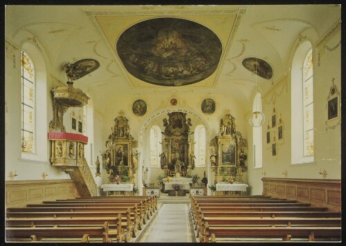 [Schoppernau] : [Pfarrkirche Schoppernau erbaut 1710 Bregenzerwald, Vorarlberg, Austria ...]