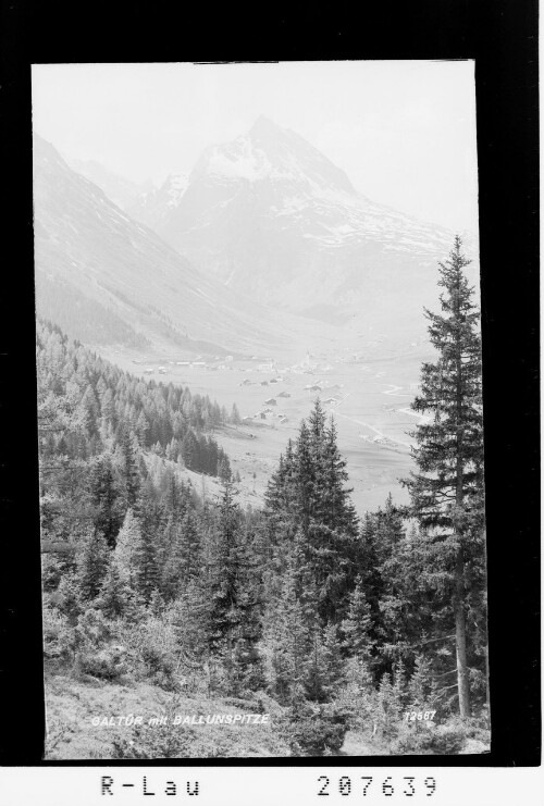 Galtür mit Ballunspitze